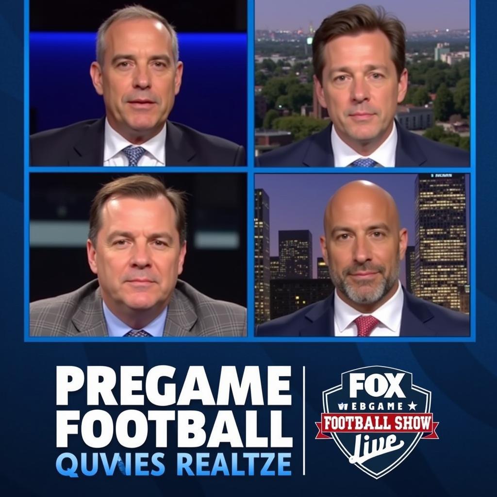 Dàn sao bình luận của Fox Pregame Football Show Live