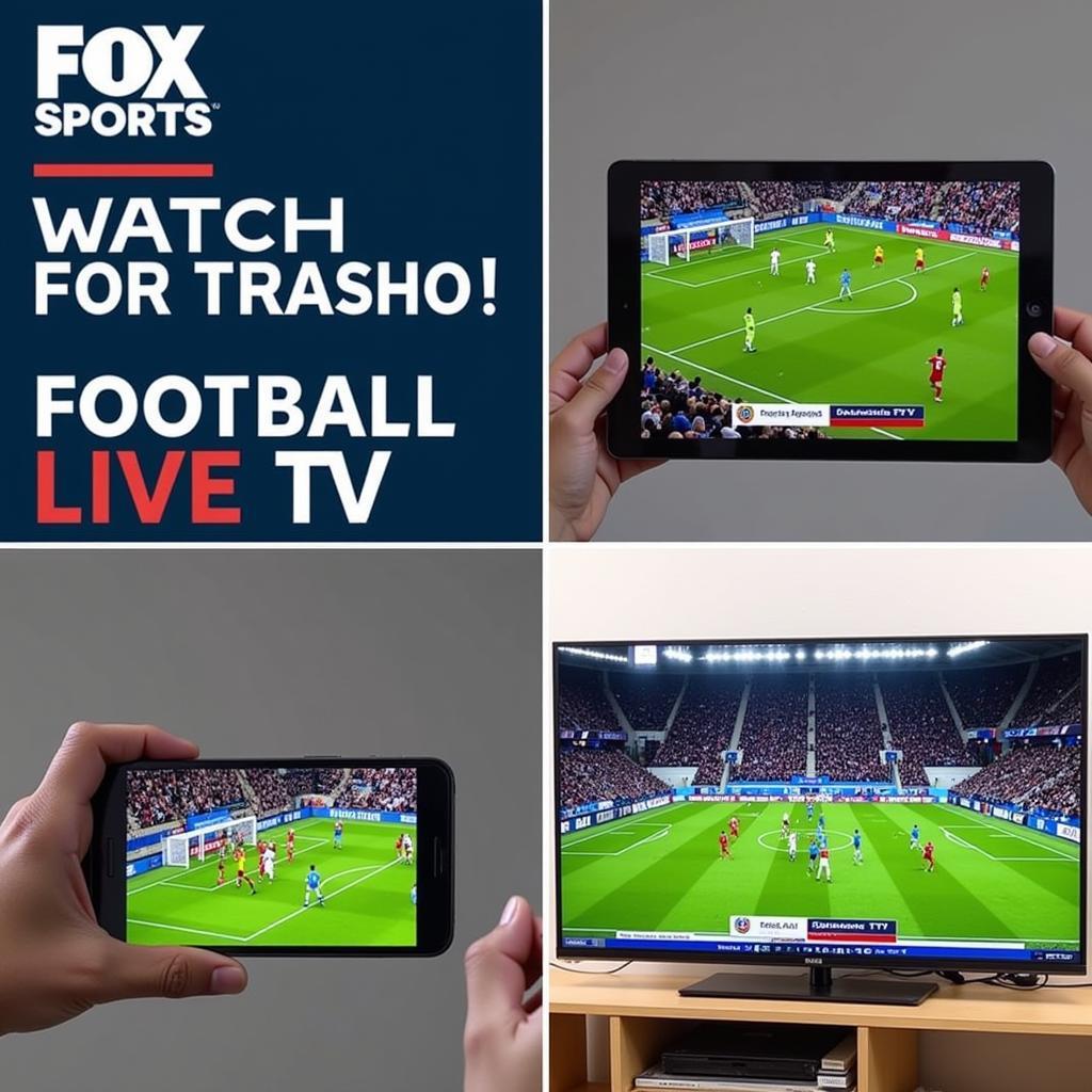 Watching Fox Sports Football Live TV on multiple devices