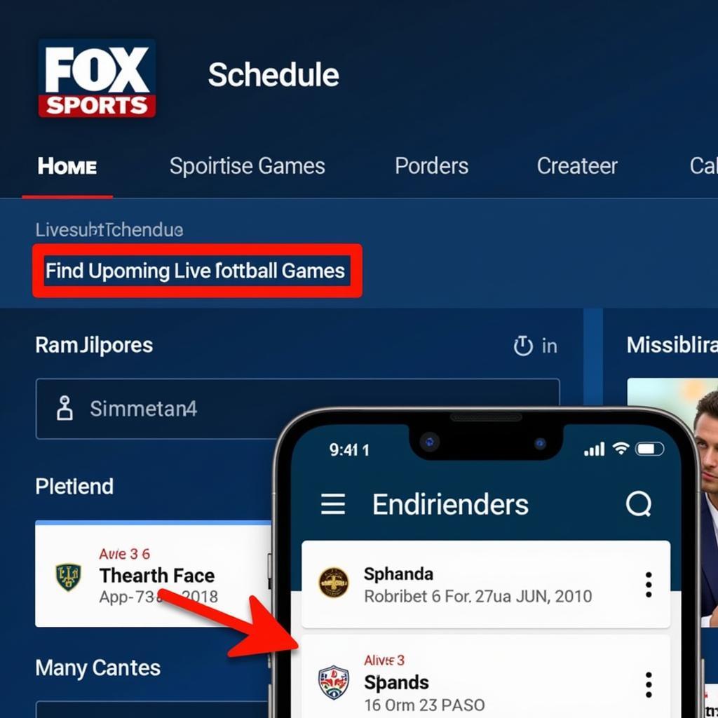 Navigating the Fox Sports schedule for live football