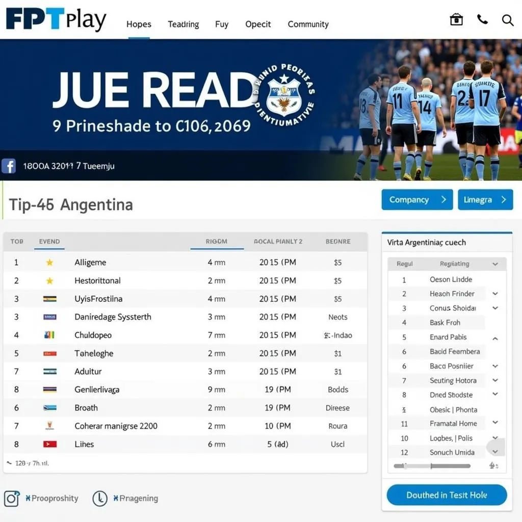 FPT Play trực tiếp bóng đá Argentina