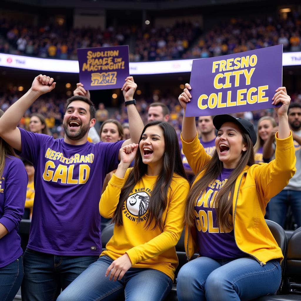 Fresno City College Fans Cheering 2019