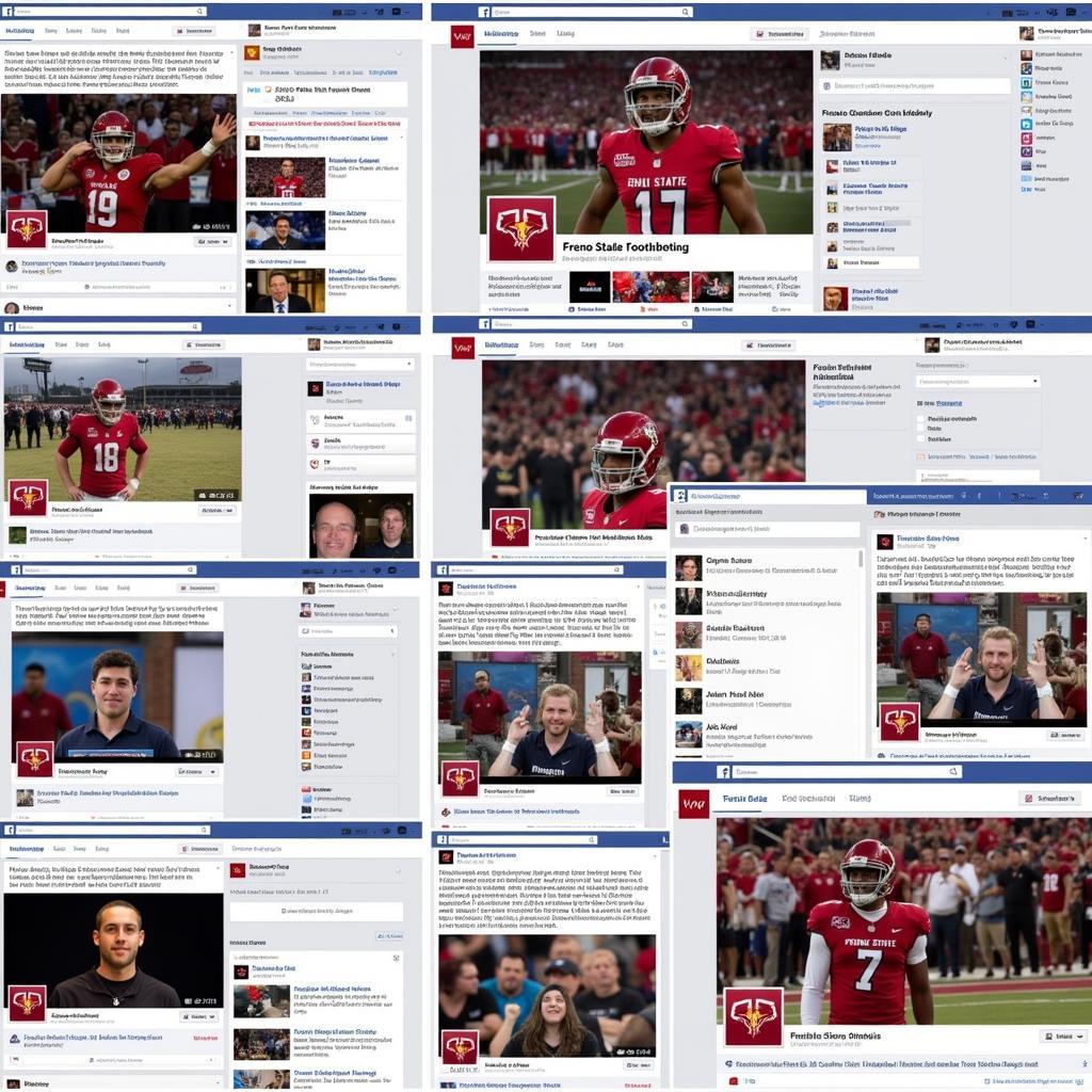 Fresno State Football Fans Interacting on Facebook Live