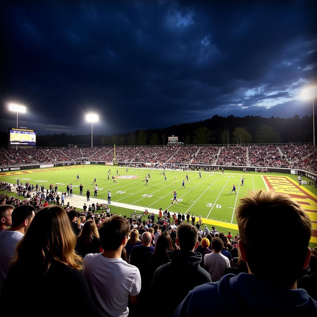 Frontenac High School Football Game in Action