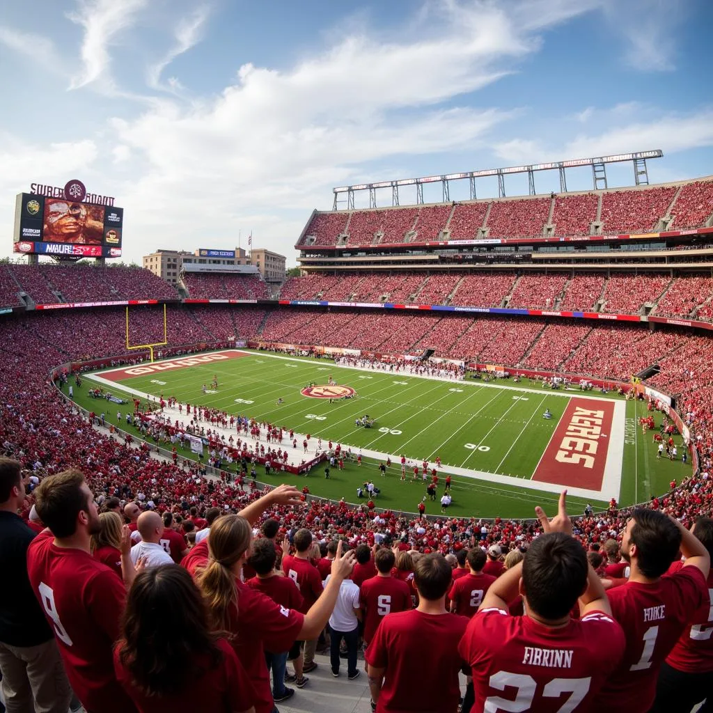 FSU Football Fans at Doak Campbell Stadium