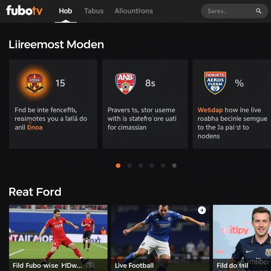 FuboTV app on Firestick