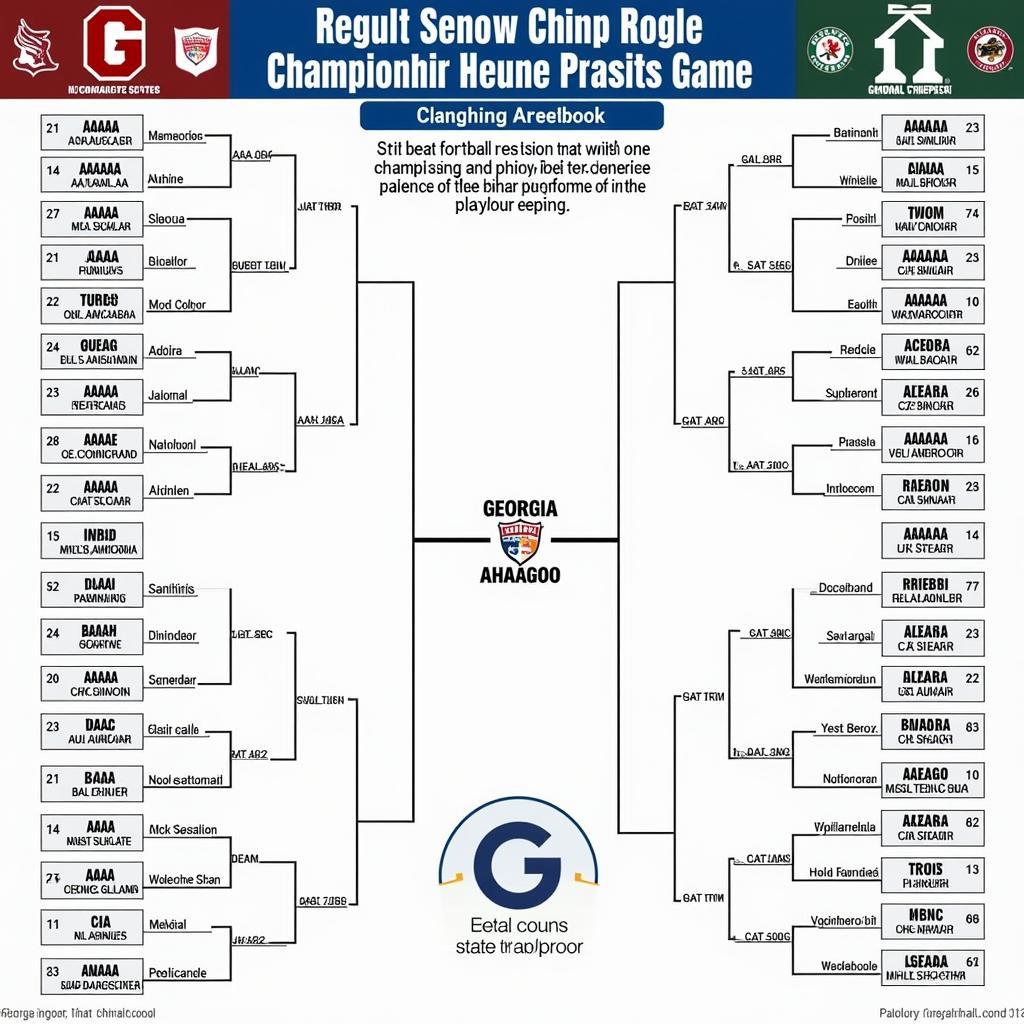 GA HS Football Playoff Bracket