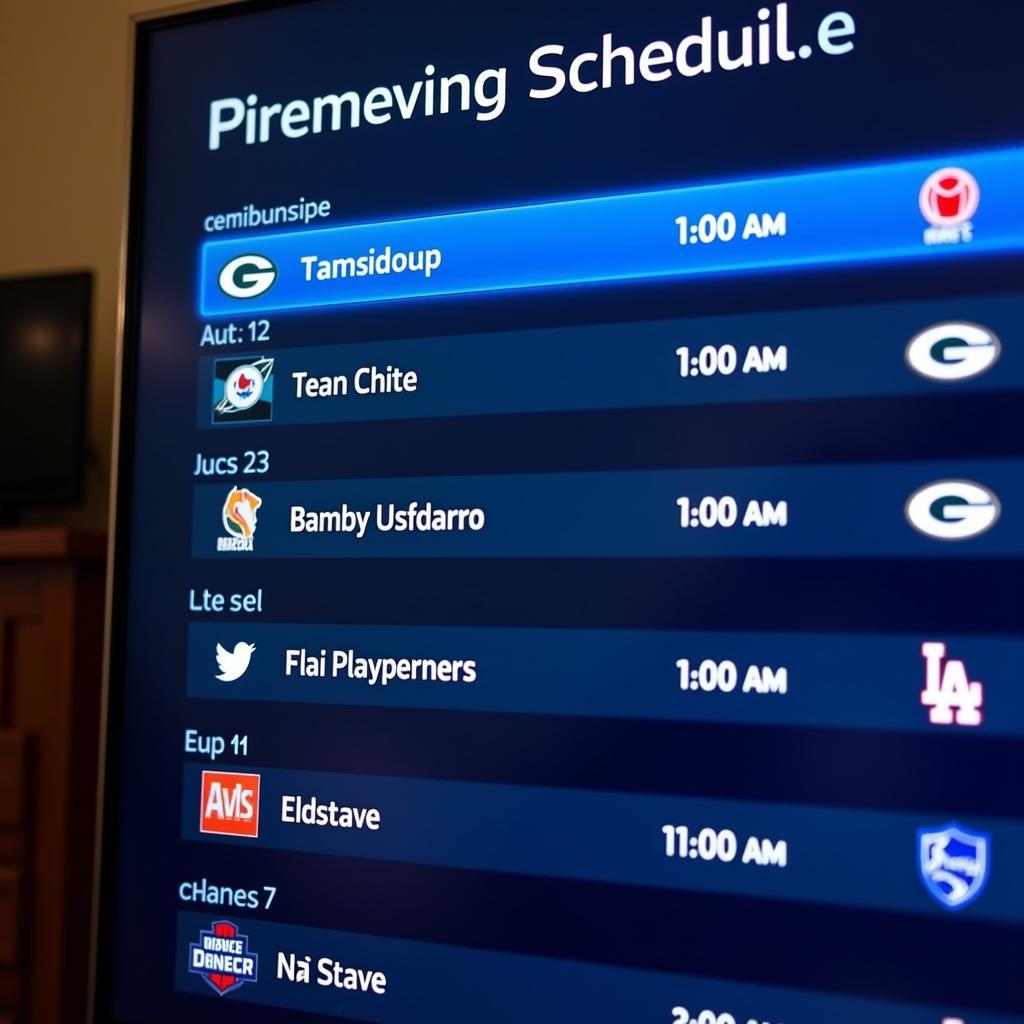 Các giải đấu College Football trên Amazon Prime TV