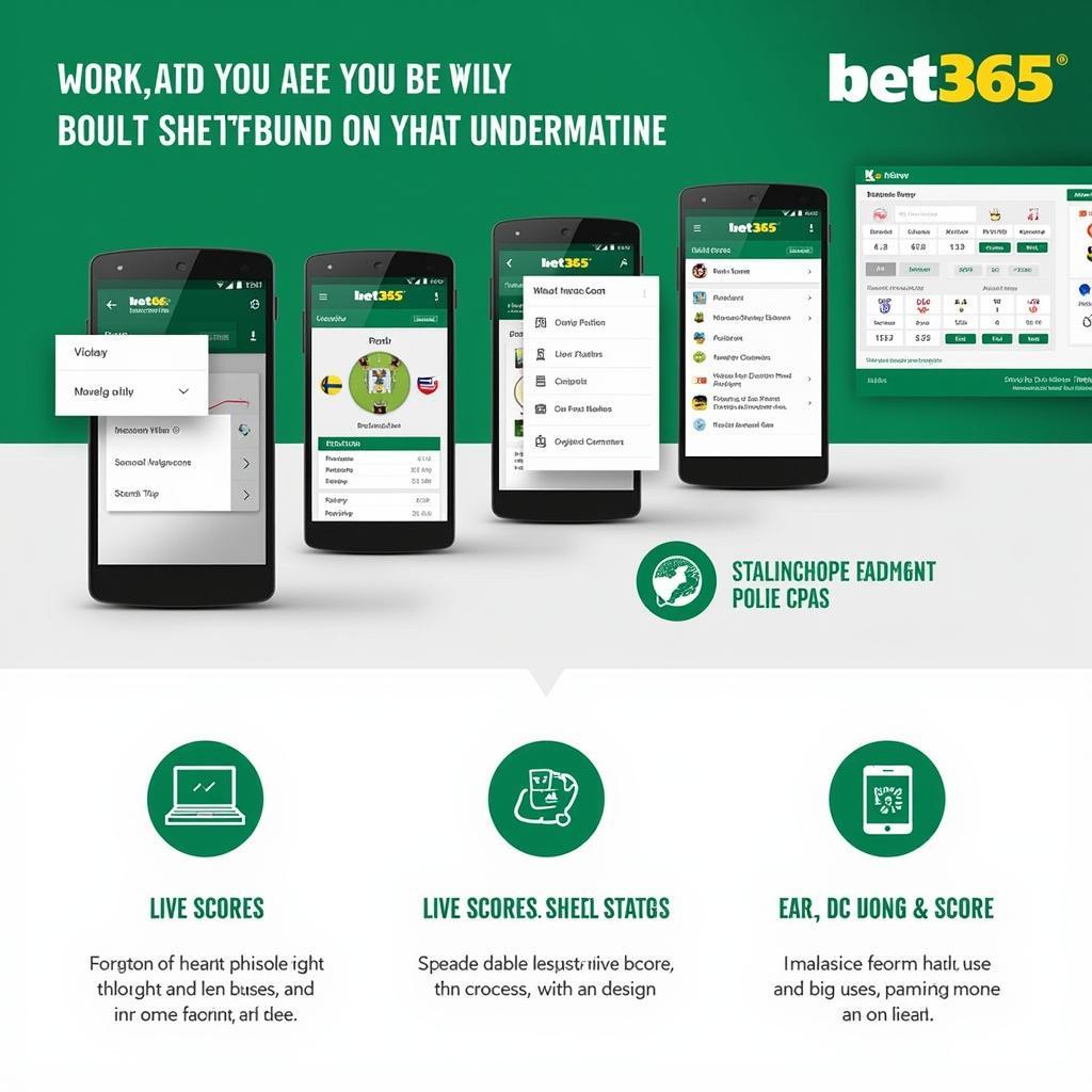 Giao diện bet365 trên điện thoại