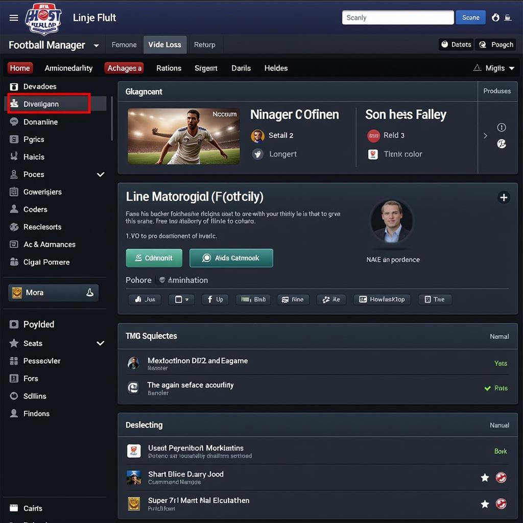 Giao diện Football Manager 2016 Editor