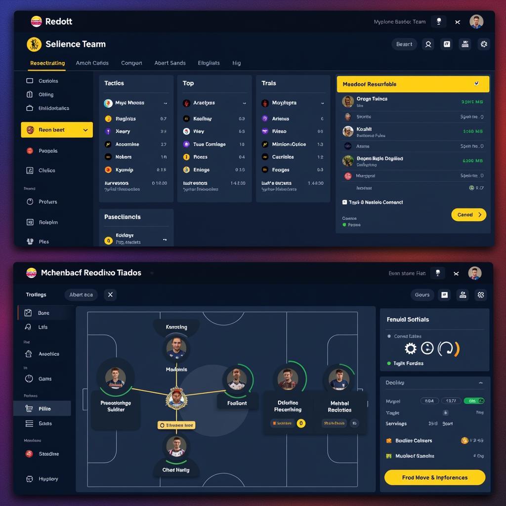 Giao diện Football Manager Live Reboot