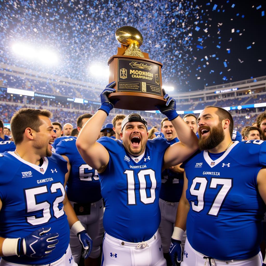 Grand Valley State Football Championship Celebration