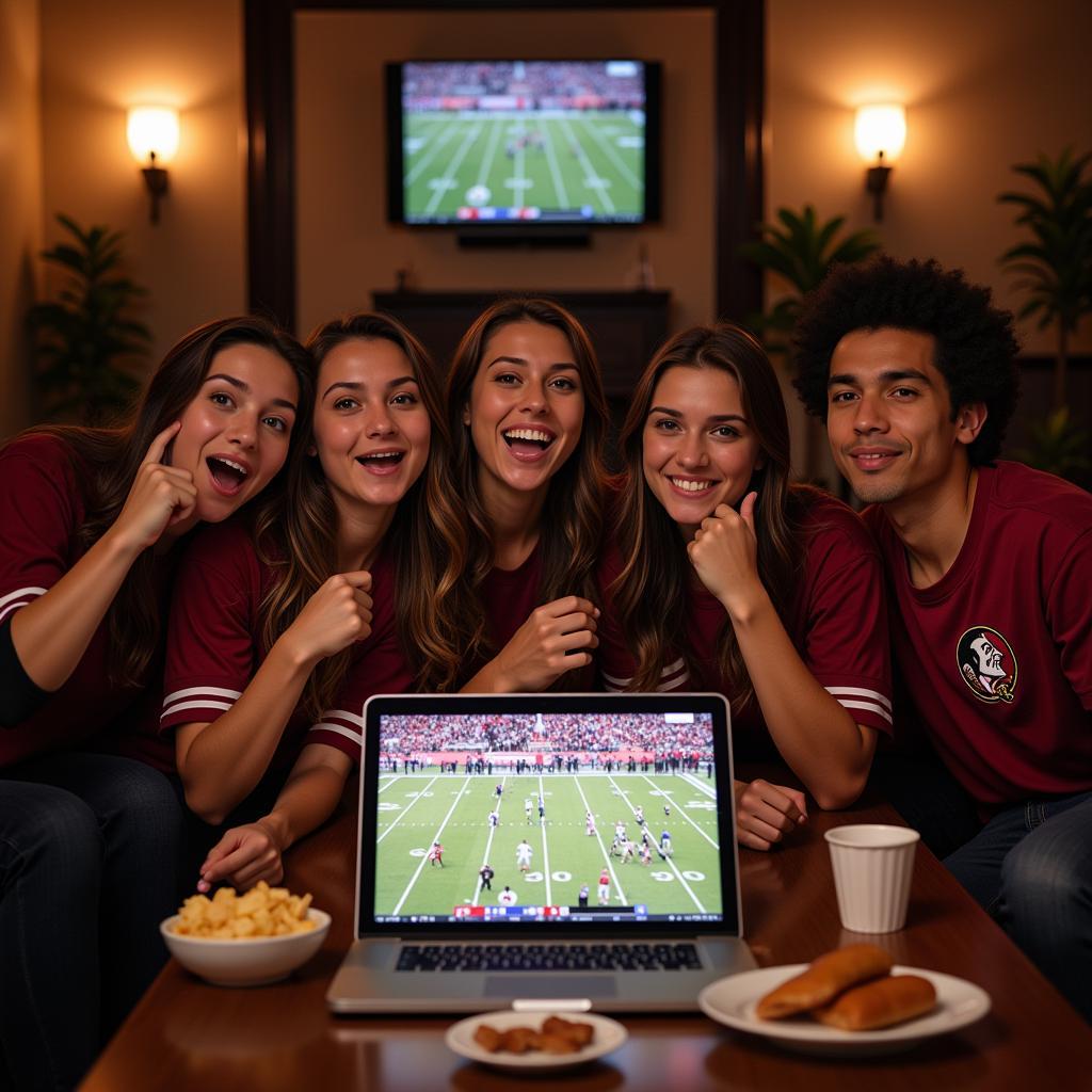 Friends Watching FSU Game