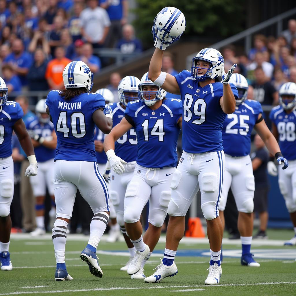 Grand Valley State Football Celebration