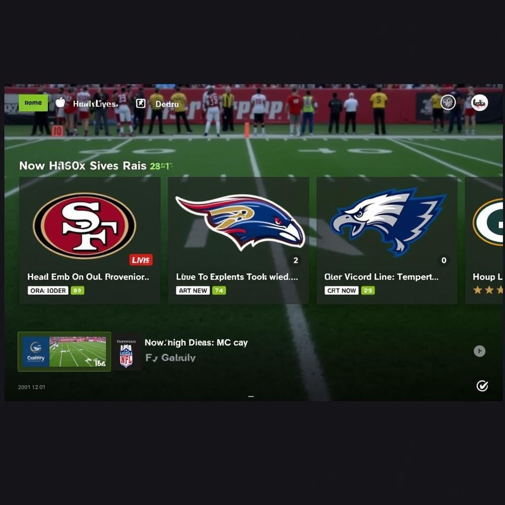 Streaming NFL games on Hulu Live