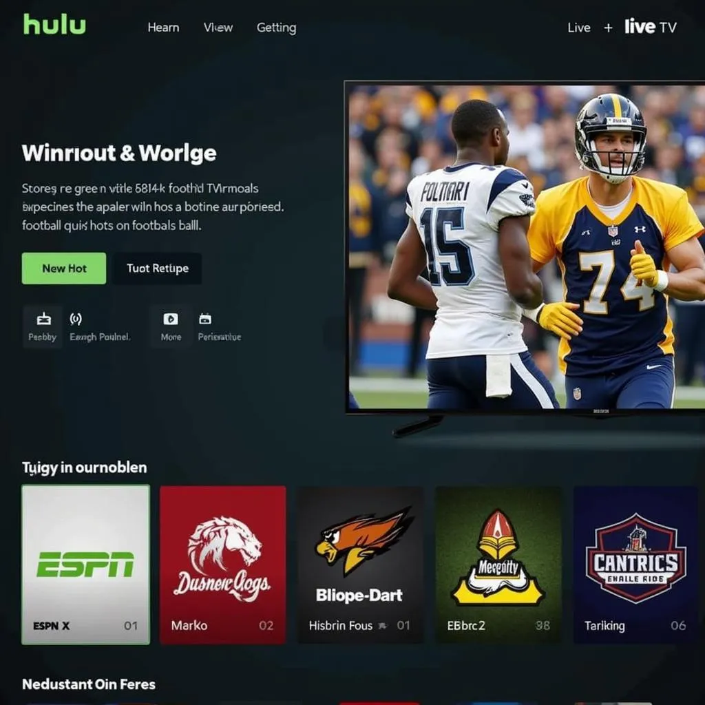 Watch football live with Hulu + Live TV on iPhone