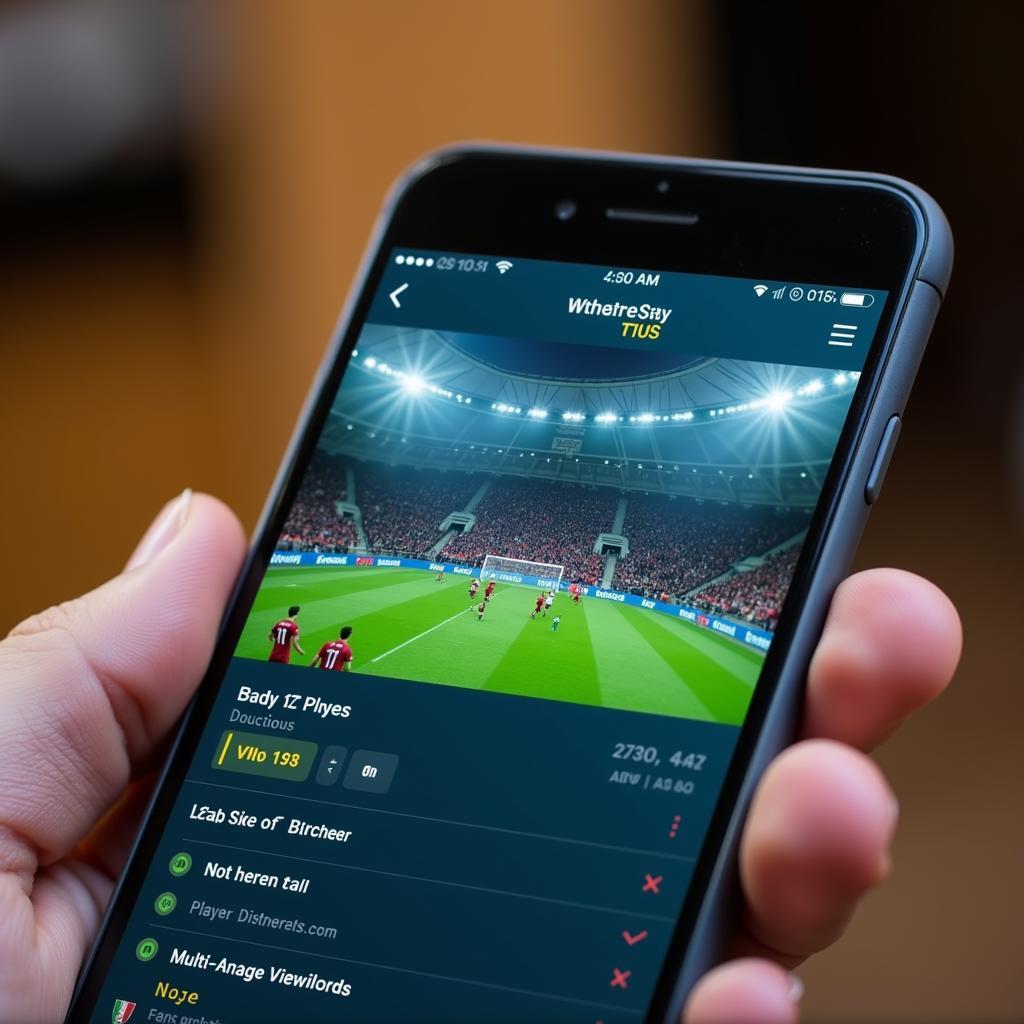 Interactive Football Streaming Features