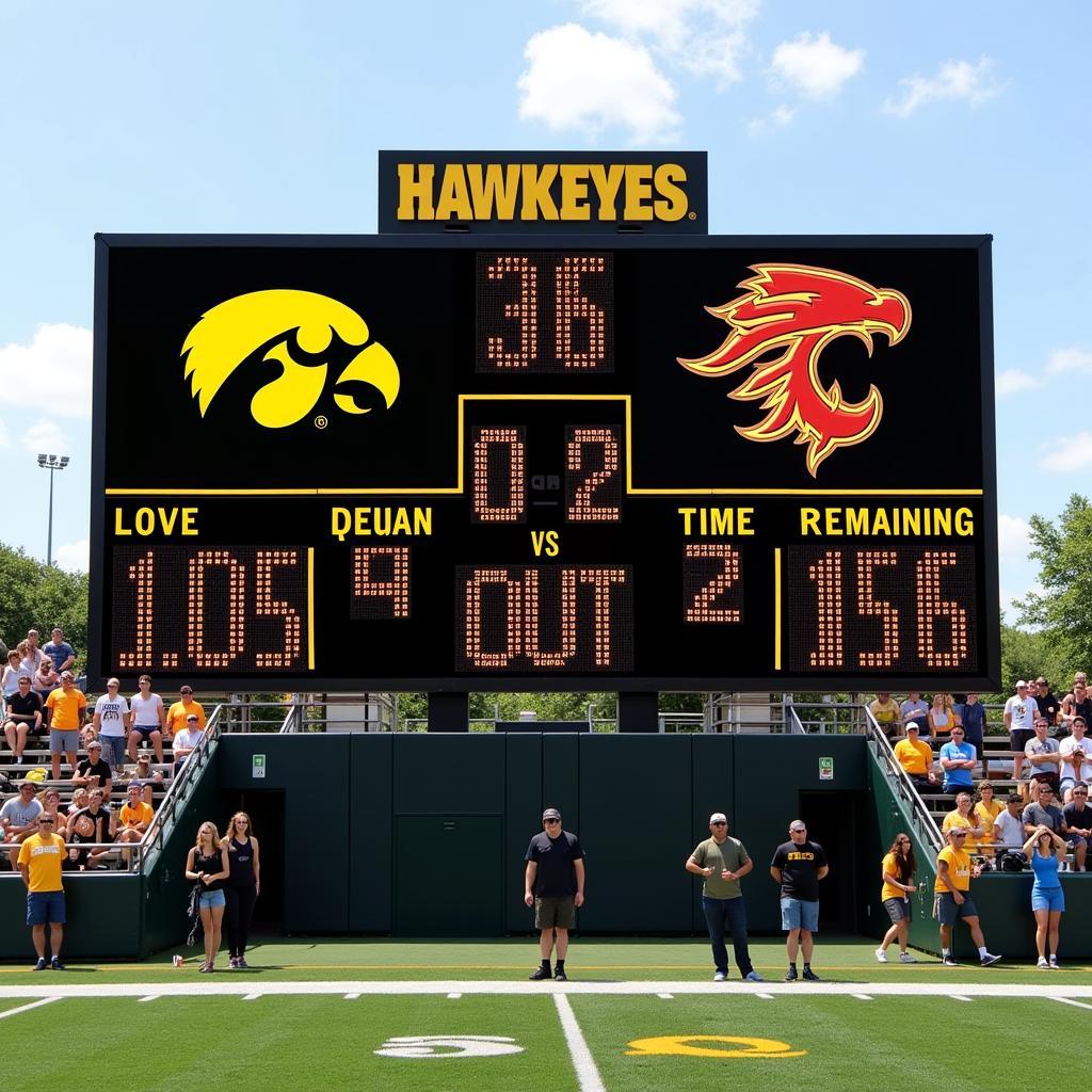 Iowa Hawkeyes Football Live Score