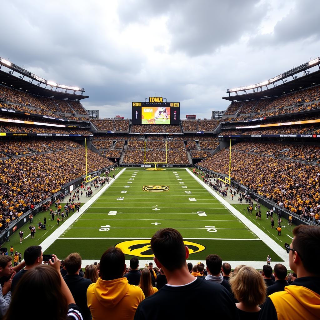 Iowa Hawkeyes vs. Purdue Boilermakers Game Day Atmosphere