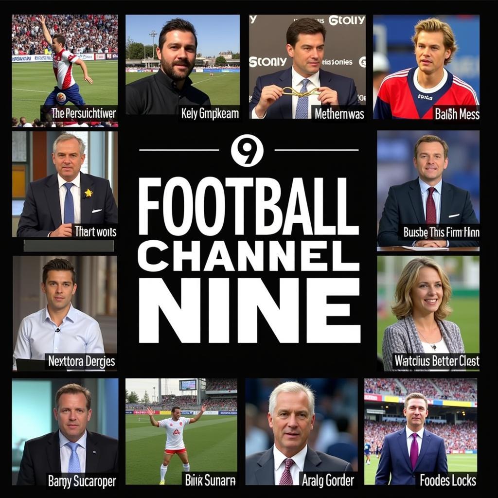 Channel Nine live football broadcasts over the periods