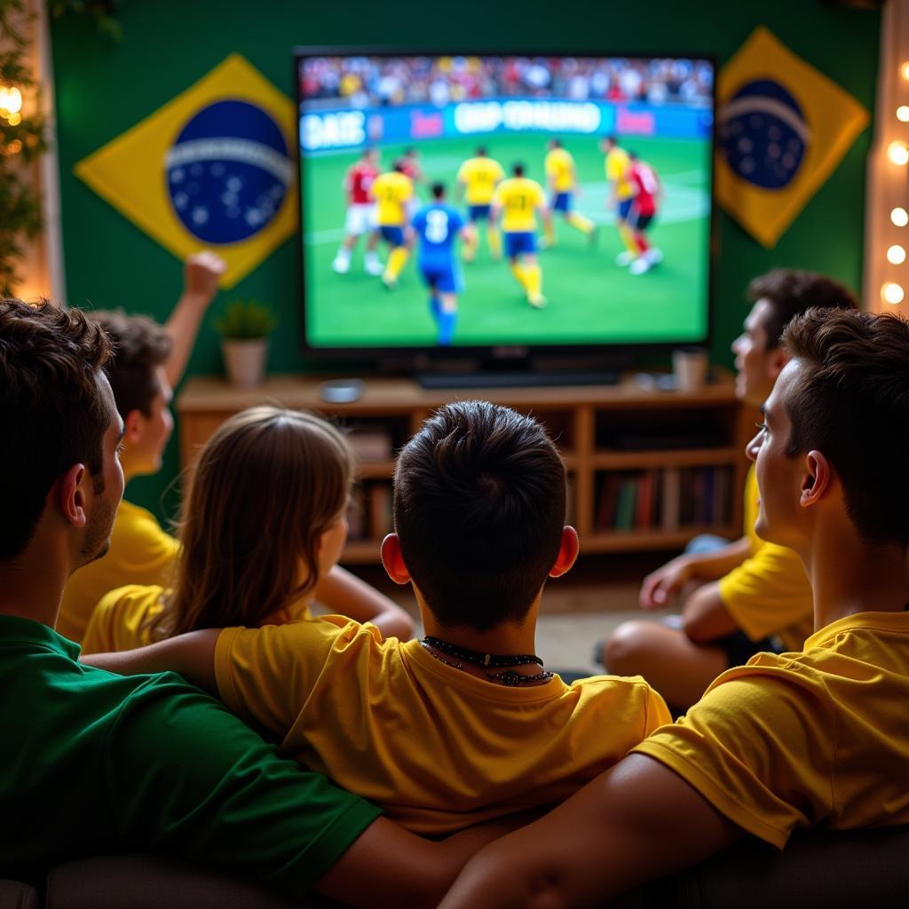 Brazil Live TV Channels Football: Watching a football match on TV