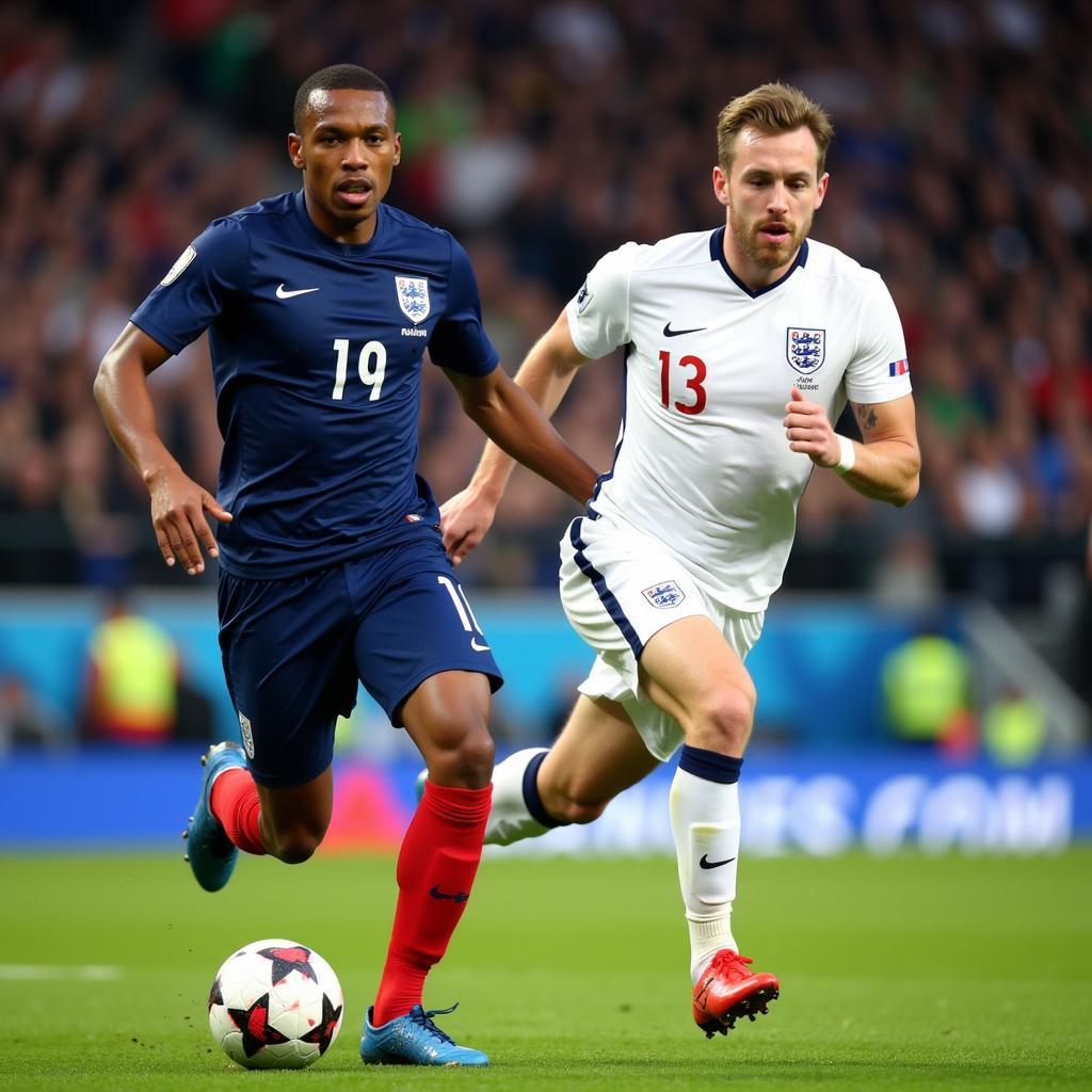 Kylian Mbappé và Harry Kane