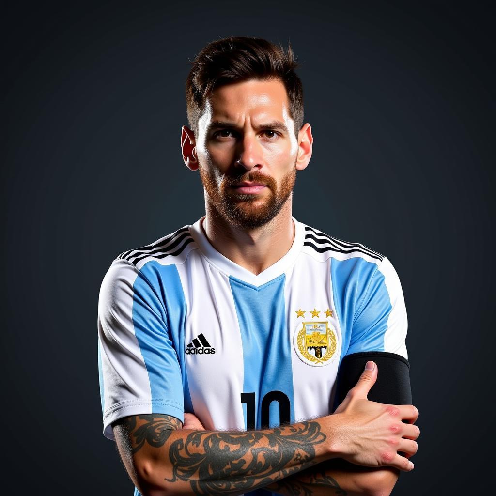 Lionel Messi Argentina đội trưởng