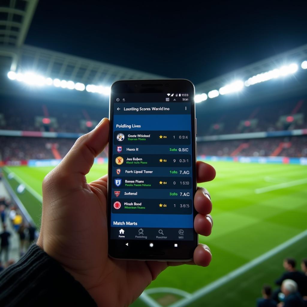 Live Football Scores On Mobile