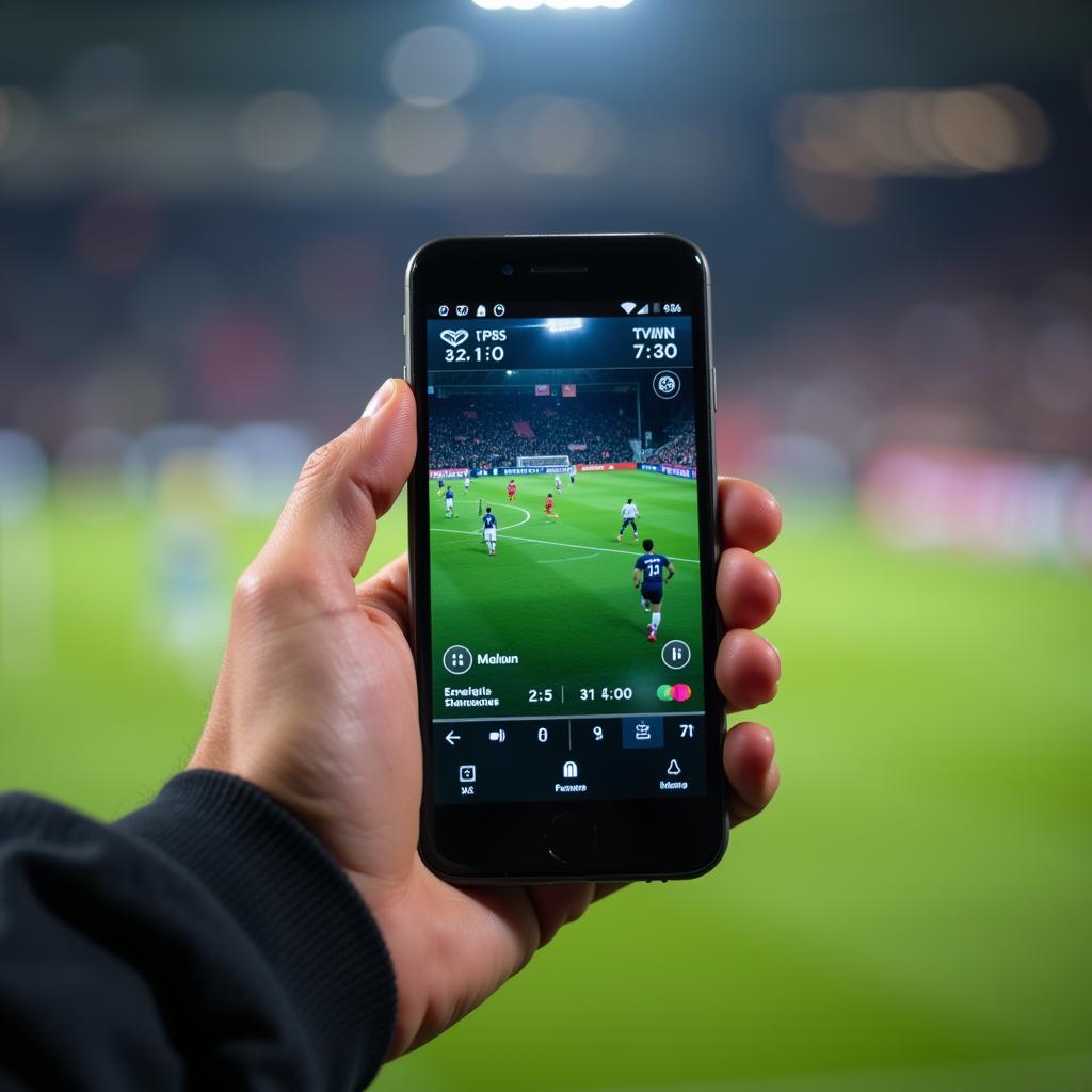 Live Football Scores on Smartphone