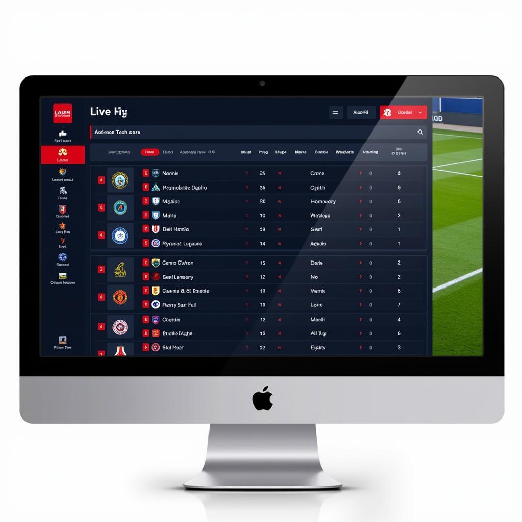 Live Football Scores Website