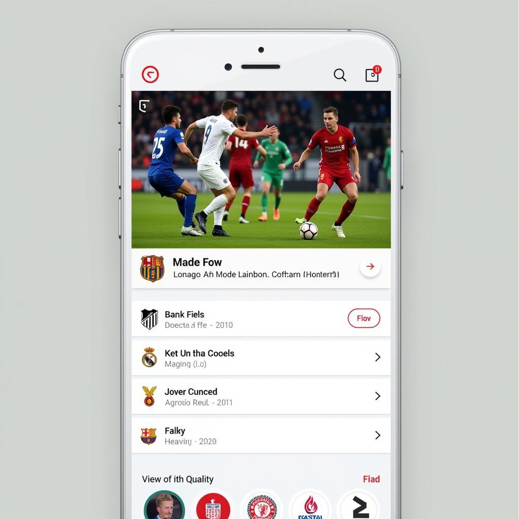 Live Football Streaming App