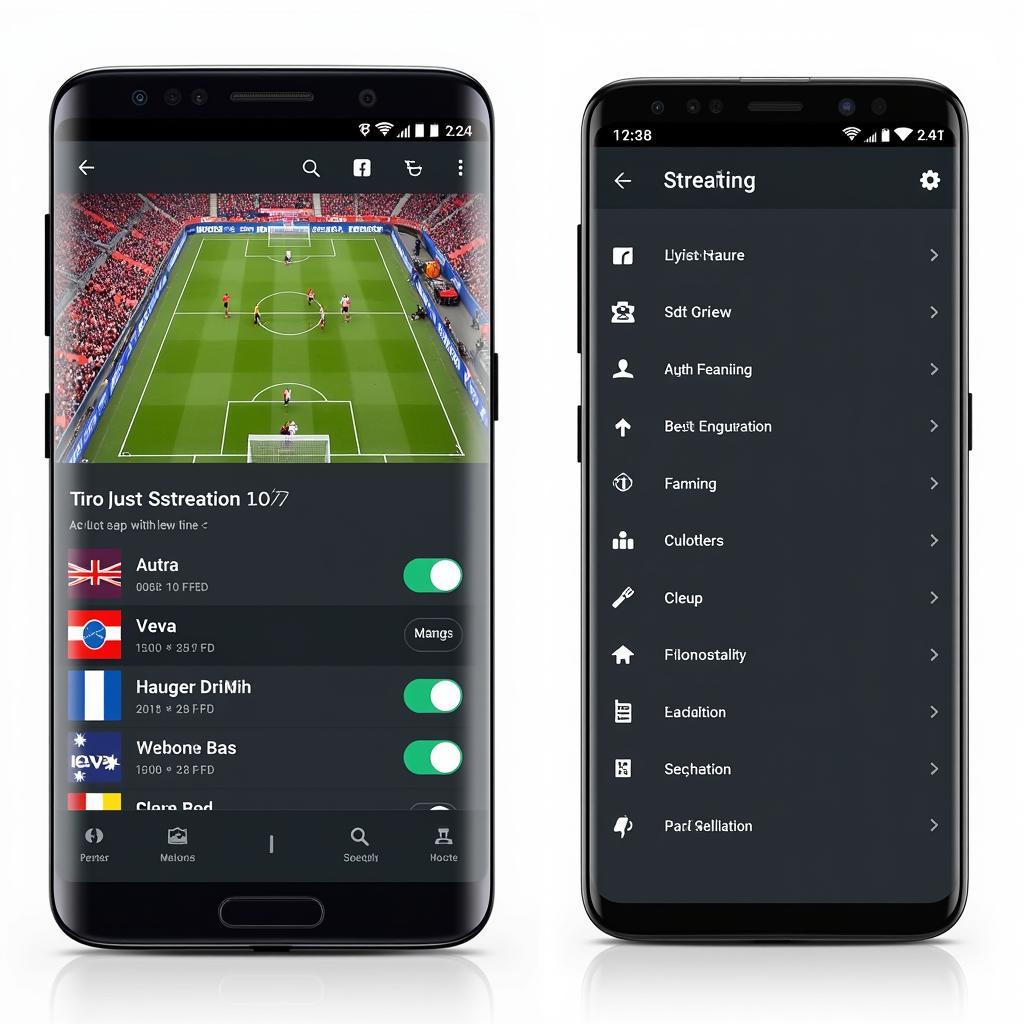 Best Android Football Live Streaming App Interface