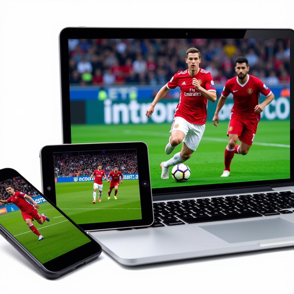 Live football streaming on multiple devices