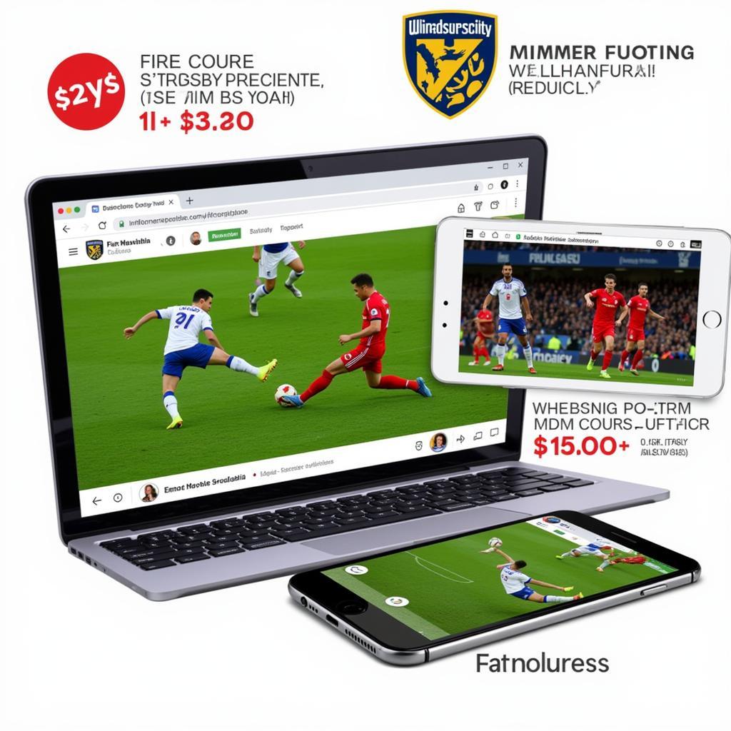 Live football streaming on multiple devices