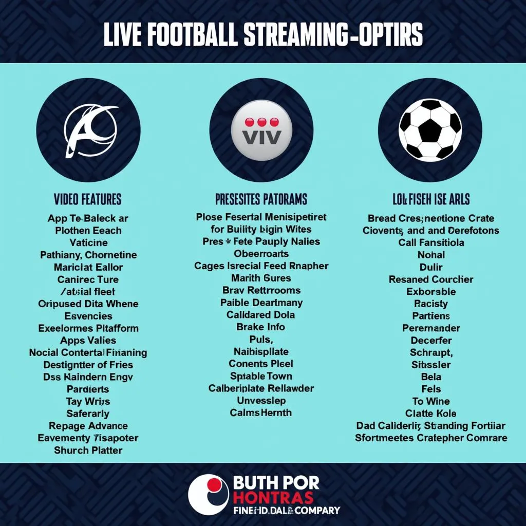 Live football streaming options