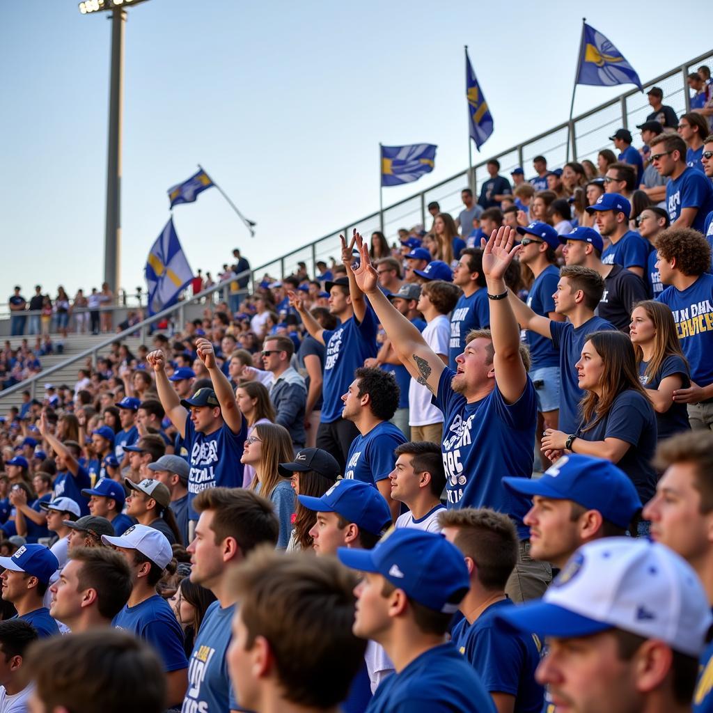 Live Oak High Football Fans