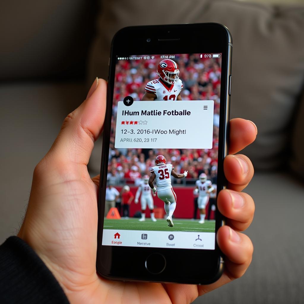 Live Score Georgia Football App