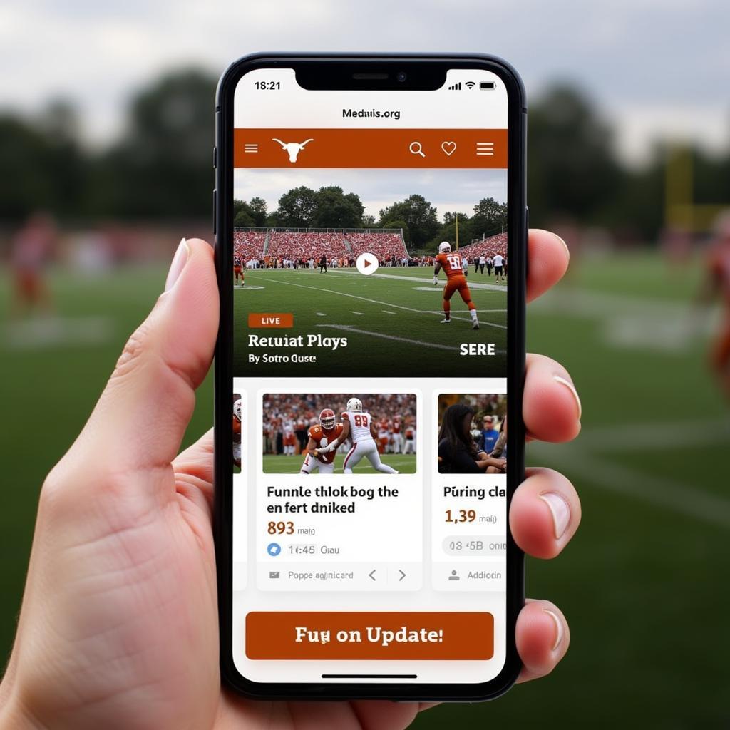 Longhorn Football Live Updates On Mobile