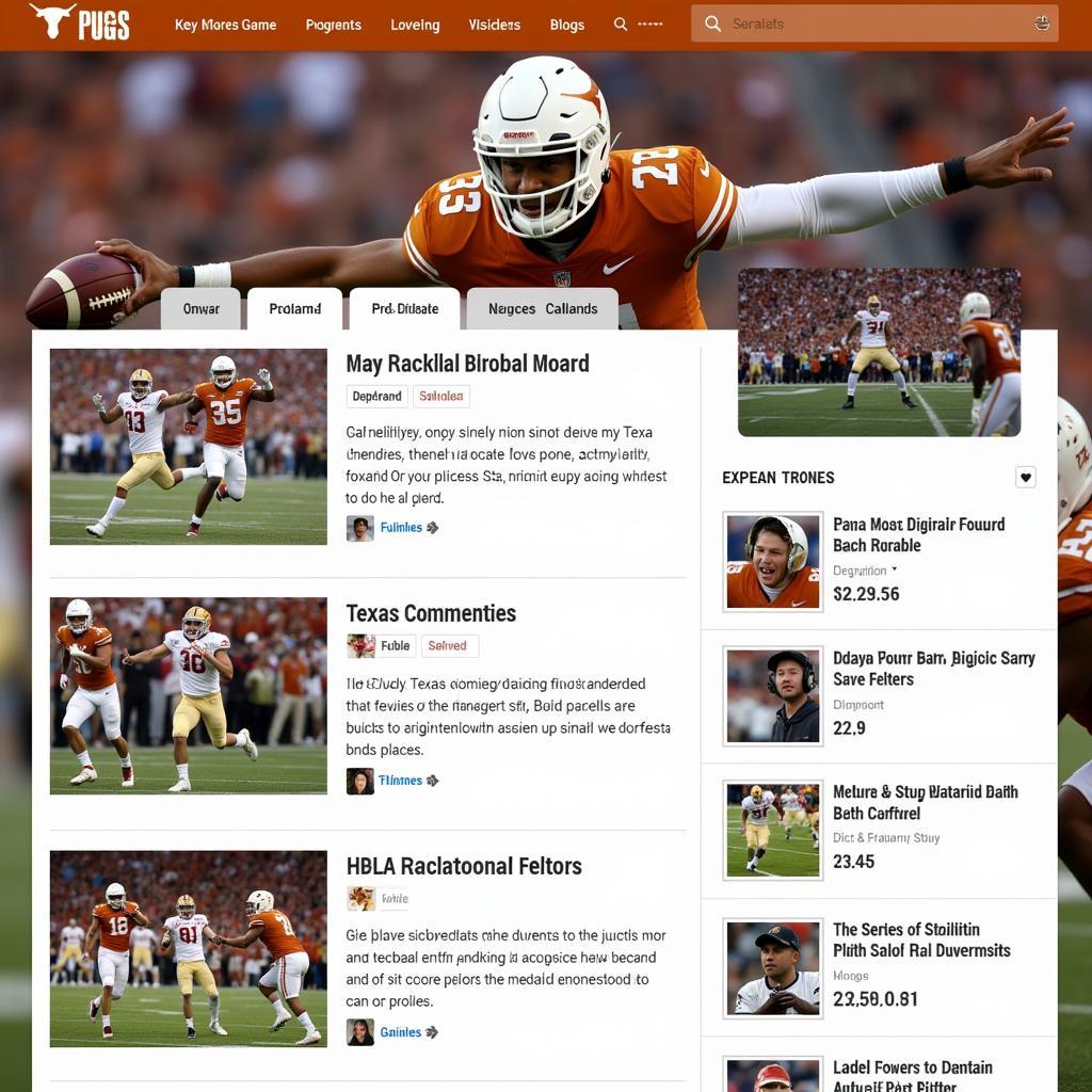 Live Updates: Texas Longhorns Game