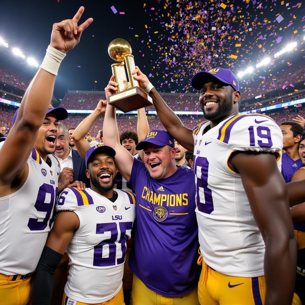 LSU Tigers Vô Địch College Football 2019