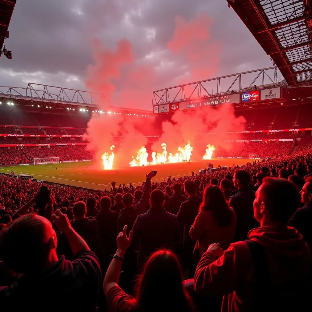 Manchester United Fans at Old Trafford