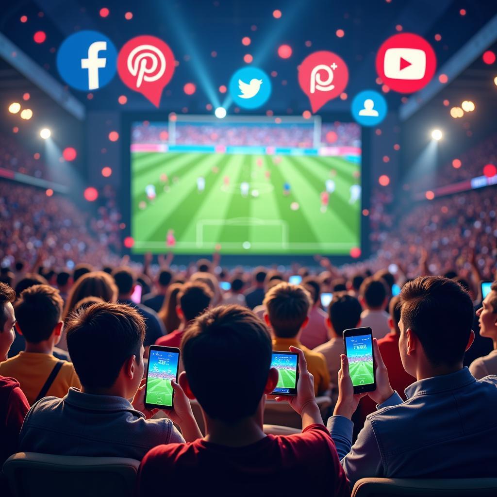 Social Media Live Football