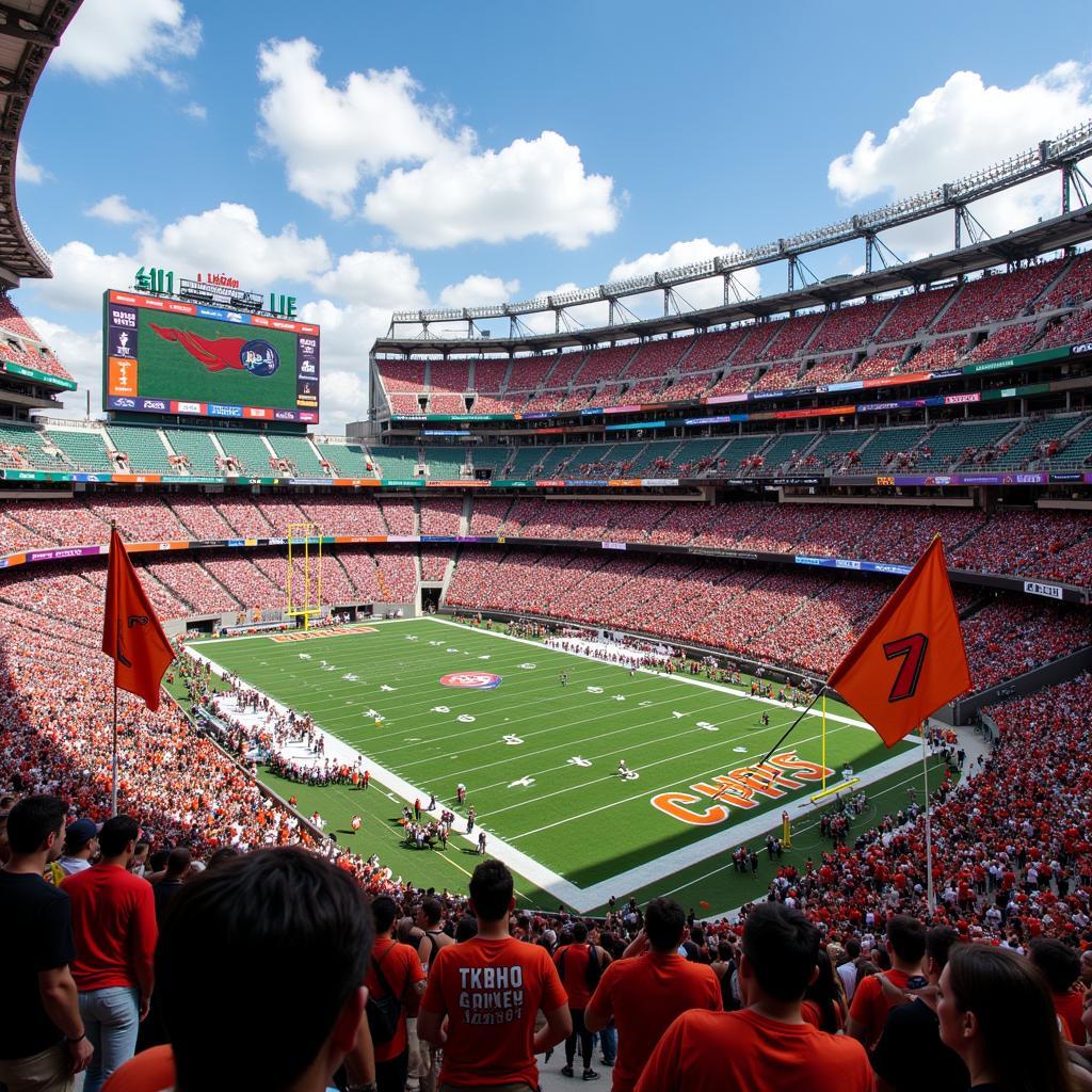 Miami Football Stadium with 2 Live Crew Influence