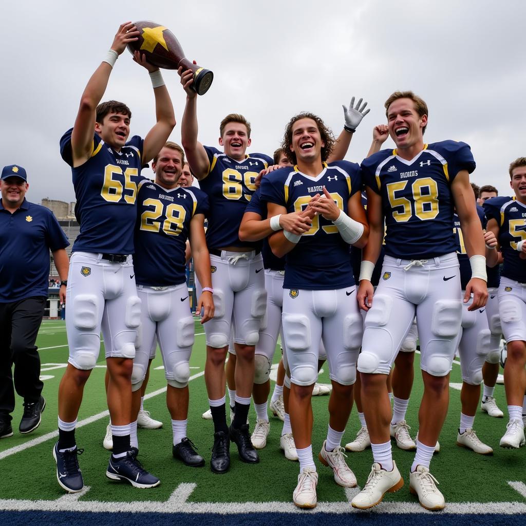 Michigan High School Football Championship Celebration