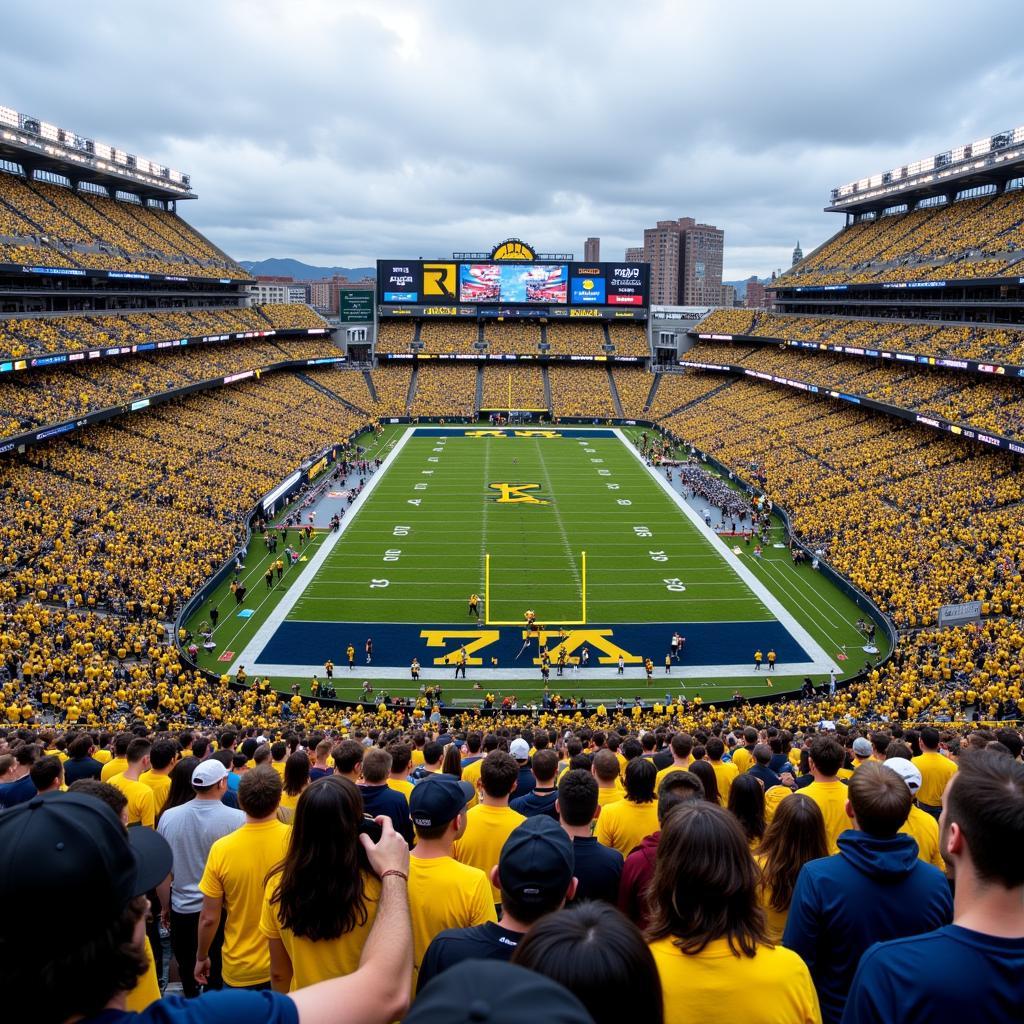 Michigan Stadium Game Day