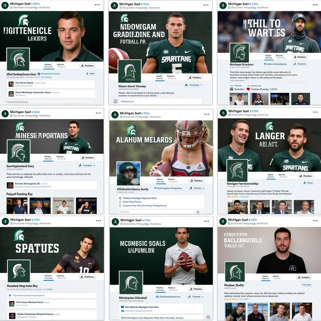 Michigan State Football Social Media