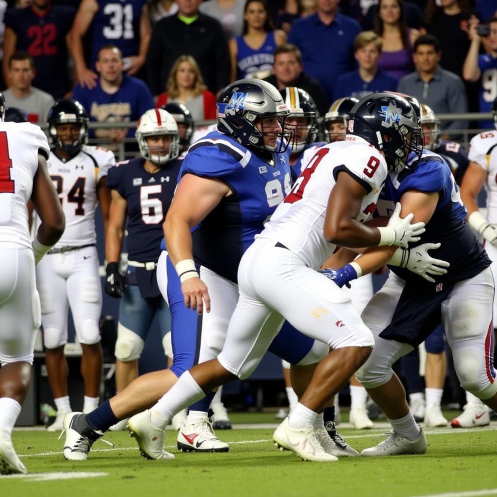 Millville Football Game Action