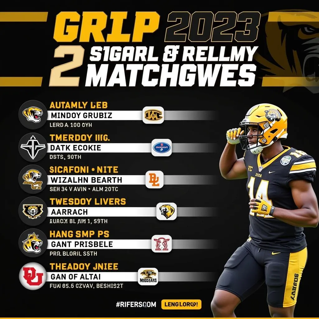 Missouri Tigers Football Schedule 2023