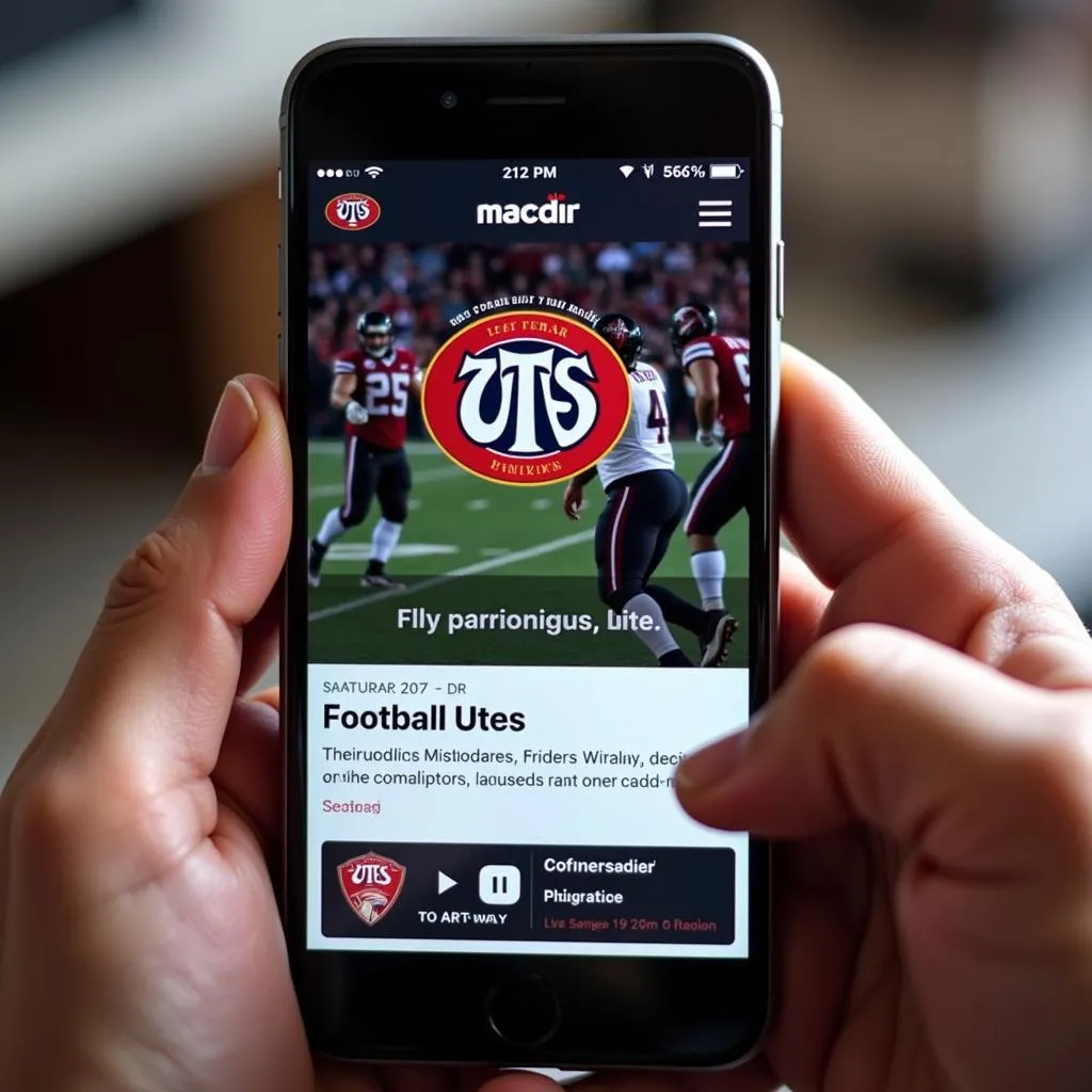 Mobile App For UTES Football Radio Live