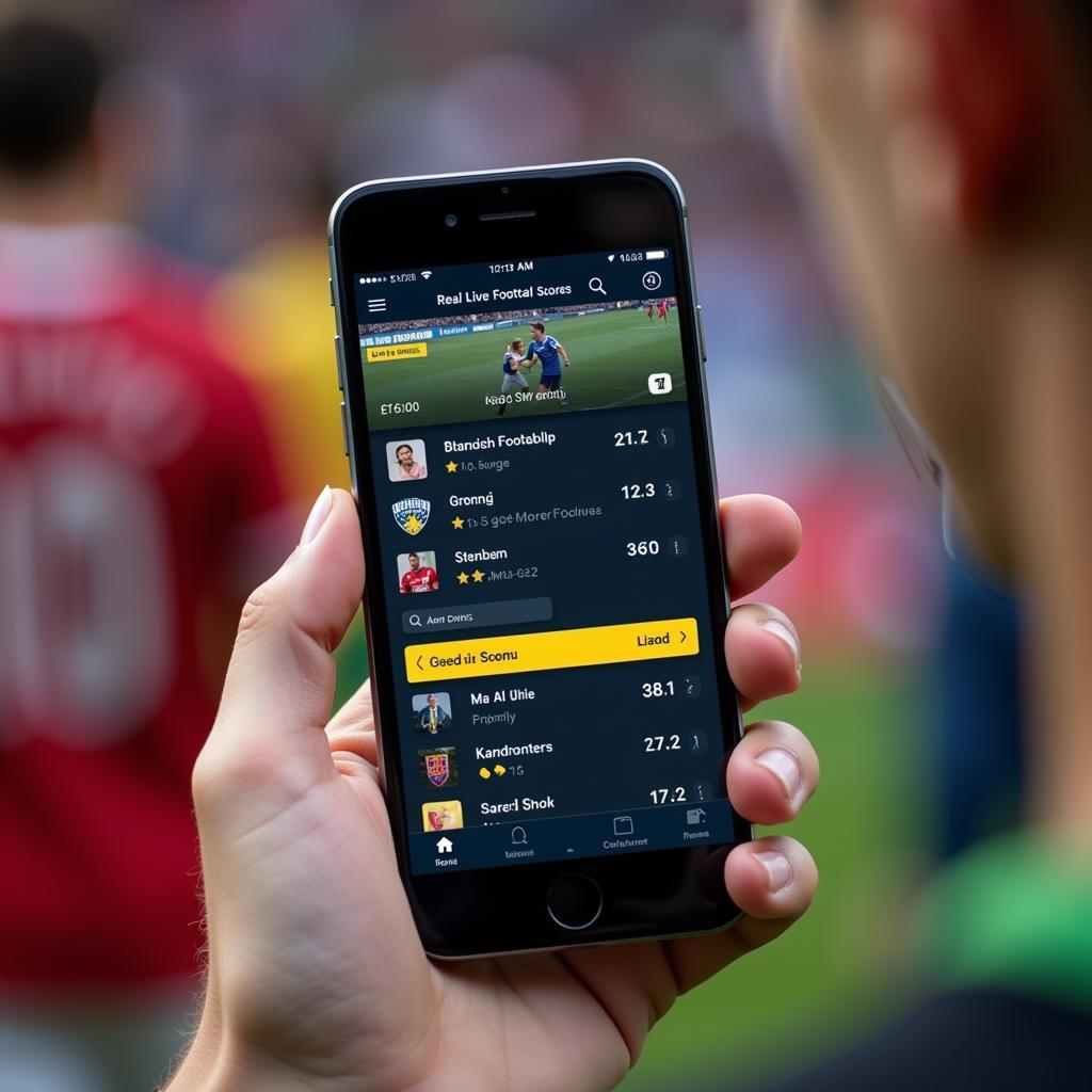 Mobile App for Live Football Scores