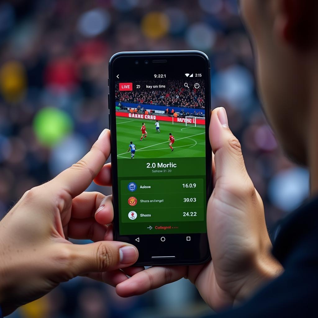 Live Score Football on Mobile Phone